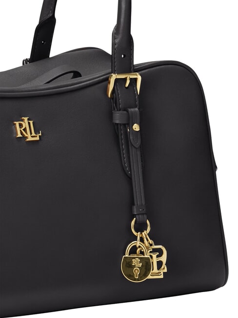 MARCY Bolso de hombro de piel negro2 - Bolsos Mujer