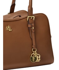 RALPH LAUREN MARCY Bolso de hombro de piel lauren tan1 - Bolsos Mujer - 7