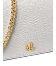 RALPH LAUREN ADAIR 2 Cartera con correa de cadena para el hombro. blanco suave - Carteras Mujer - 7
