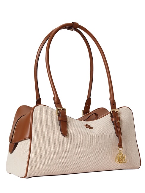 MARCY Bolso de hombro, doble portabilidad blanco/bronceado - Bolsos Mujer