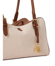 RALPH LAUREN MARCY Bolso de hombro, doble portabilidad blanco/bronceado - Bolsos Mujer - 6
