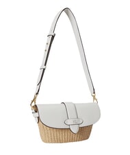 RALPH LAUREN LYNDEN Minibolso con correa de hombro ajustable. natural/blanco - Bolsos Mujer - 4