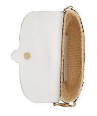 RALPH LAUREN LYNDEN Minibolso con correa de hombro ajustable. natural/blanco - Bolsos Mujer - 5