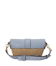 RALPH LAUREN LYNDEN Minibolso con correa de hombro ajustable. azul natural/alpino - Bolsos Mujer - 3