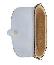 RALPH LAUREN LYNDEN Minibolso con correa de hombro ajustable. azul natural/alpino - Bolsos Mujer - 6