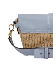 RALPH LAUREN LYNDEN Minibolso con correa de hombro ajustable. azul natural/alpino - Bolsos Mujer - 7