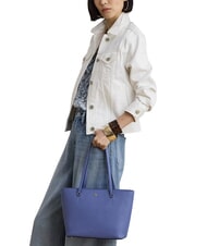 RALPH LAUREN KARLY Bolso shopping de piel Azul Carson - Bolsos Mujer - 2