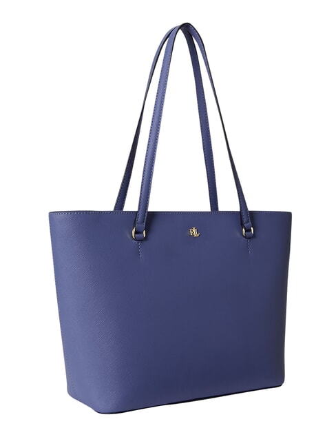 KARLY Bolso shopping de piel Azul Carson - Bolsos Mujer