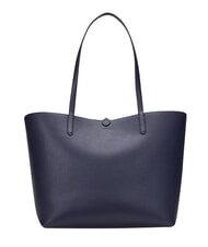 RALPH LAUREN Merrimack Comprador de hombro reversible azul marino/rayas finas - Bolsos Mujer - 5