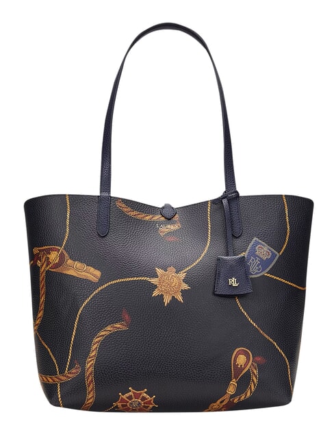 Merrimack Comprador de hombro reversible azul marino/rayas finas - Bolsos Mujer