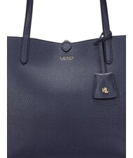 RALPH LAUREN Merrimack Comprador de hombro reversible azul marino/rayas finas - Bolsos Mujer - 8