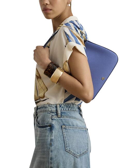 DANNI Bolso bandolera, con bandolera, en piel Azul Carson - Bolsos Mujer