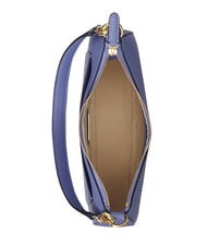 RALPH LAUREN DANNI Bolso bandolera, con bandolera, en piel Azul Carson - Bolsos Mujer - 6