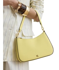 RALPH LAUREN DANNI Bolso bandolera, con bandolera, en piel sorbete de lim&oacute;n - Bolsos Mujer - 3