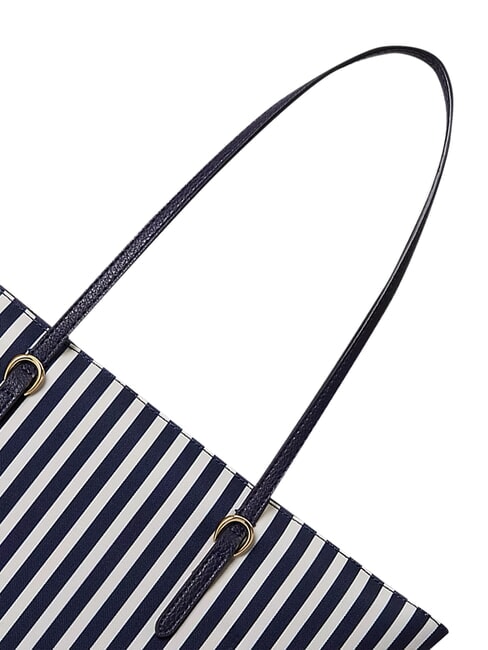 KEATON Bolsa de la compra mediana raya fina/azul marino refinado - Bolsos Mujer