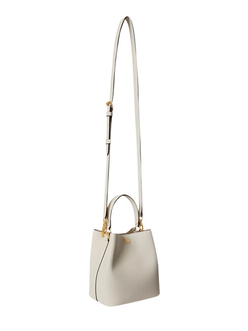 REESE Bolso de mano con correa para el hombro, de piel. blanco suave - Bolsos Mujer