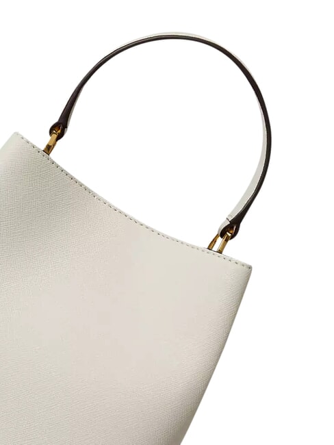 REESE Bolso de mano con correa para el hombro, de piel. blanco suave - Bolsos Mujer