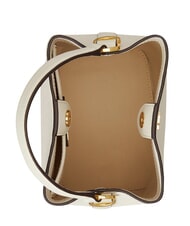 RALPH LAUREN REESE Bolso de mano con correa para el hombro, de piel. blanco suave - Bolsos Mujer - 7