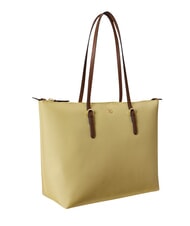 RALPH LAUREN KEATON Bolsa de la compra mediana Sorbete de lim&oacute;n/Lauren Tan - Bolsos Mujer - 3
