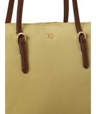 RALPH LAUREN KEATON Bolsa de la compra mediana Sorbete de lim&oacute;n/Lauren Tan - Bolsos Mujer - 6