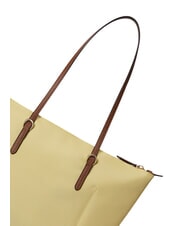 RALPH LAUREN KEATON Bolsa de la compra mediana Sorbete de lim&oacute;n/Lauren Tan - Bolsos Mujer - 7