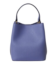 RALPH LAUREN REESE Bolso de mano con correa para el hombro, de piel. Azul Carson - Bolsos Mujer - 5