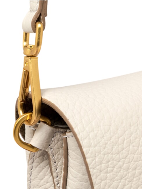 HELENA ROUND Bolso de mano con correa para el hombro, de piel. arena - Bolsos Mujer