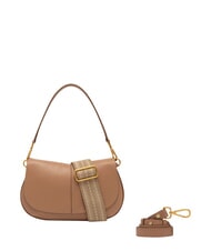 GIANNI CHIARINI HELENA ROUND Bolso de mano con correa para el hombro, de piel. arcilla - Bolsos Mujer - 3