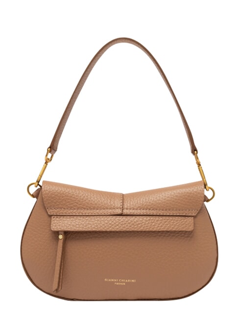 HELENA ROUND Bolso de mano con correa para el hombro, de piel. arcilla - Bolsos Mujer