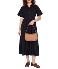 GIANNI CHIARINI HELENA ROUND Bolso de mano con correa para el hombro, de piel. arcilla - Bolsos Mujer - 7