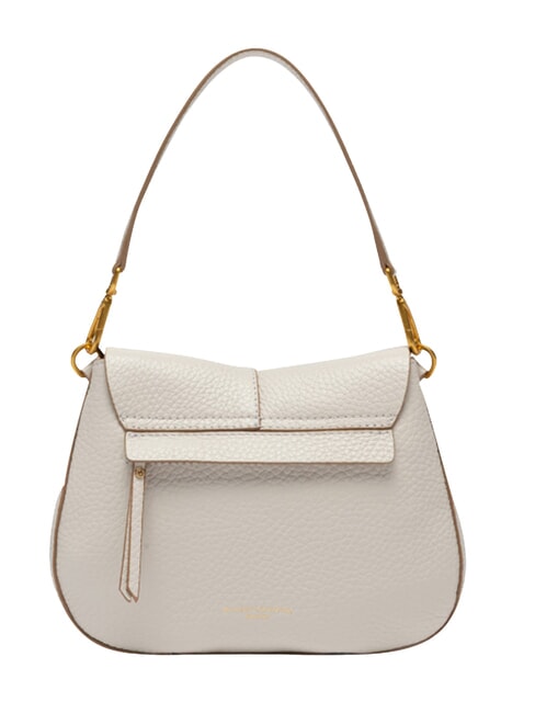 HELENA ROUND Bolso de hombro con correa, de piel. arena - Bolsos Mujer