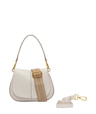 GIANNI CHIARINI HELENA ROUND Bolso de hombro con correa, de piel. arena - Bolsos Mujer - 6