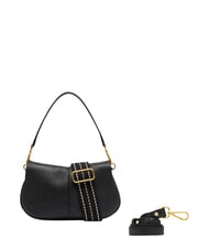 GIANNI CHIARINI HELENA ROUND Bolso de mano con correa para el hombro, de piel. negro - Bolsos Mujer - 3