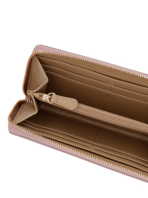 EMBOSSED Cartera con cremallera Rosa - Carteras Mujer