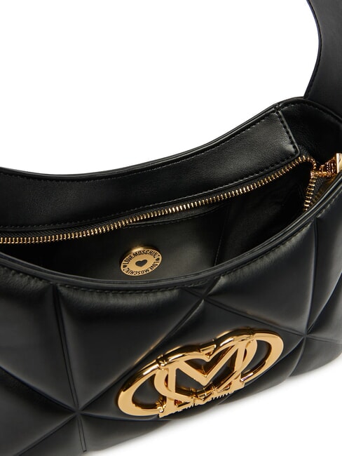 EMBOSSED Bolso de hombro negro - Bolsos Mujer
