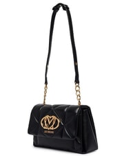 LOVE MOSCHINO EMBOSSED Bolso de hombro negro - Bolsos Mujer - 3