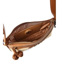 LOVE MOSCHINO STRAW CHIC Minibolso de hombro natural/cuero - Bolsos Mujer - 4