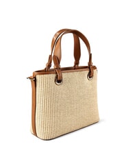 LOVE MOSCHINO STRAW CHIC Bolso de mano con correa para el hombro. natural/cuero - Bolsos Mujer - 2