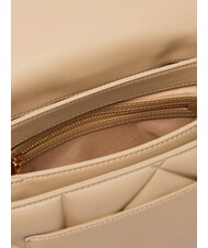 LOVE MOSCHINO EMBOSSED Bolso de hombro gris pardo - Bolsos Mujer - 5