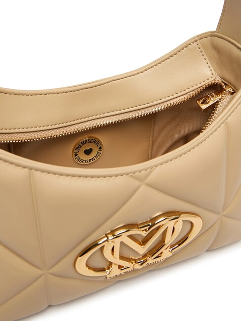 EMBOSSED Bolso de hombro gris pardo - Bolsos Mujer