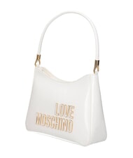 LOVE MOSCHINO ENAMELED Bolso de hombro blanco - Bolsos Mujer - 2