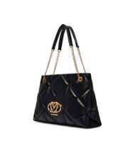 LOVE MOSCHINO EMBOSSED Quilted Bolso de hombro negro - Bolsos Mujer - 3