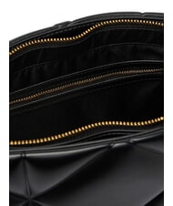 LOVE MOSCHINO EMBOSSED Quilted Bolso de hombro negro - Bolsos Mujer - 5