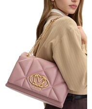 LOVE MOSCHINO EMBOSSED Bolso de hombro / bolso cruzado Rosa - Bolsos Mujer - 2