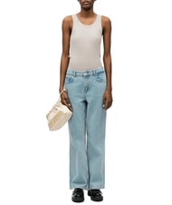 LOVE MOSCHINO EMBOSSED Bolso de hombro Marfil - Bolsos Mujer - 2