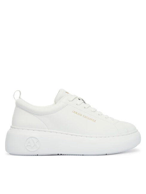 SUPER Zapatillas de cuero blanco brillante - Zapatos Mujer