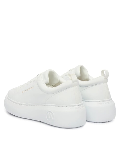 SUPER Zapatillas de cuero blanco brillante - Zapatos Mujer