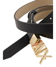 ARMANI EXCHANGE CINTURA Cintur&oacute;n de cuero reversible negro / arena - Cinturones - 3