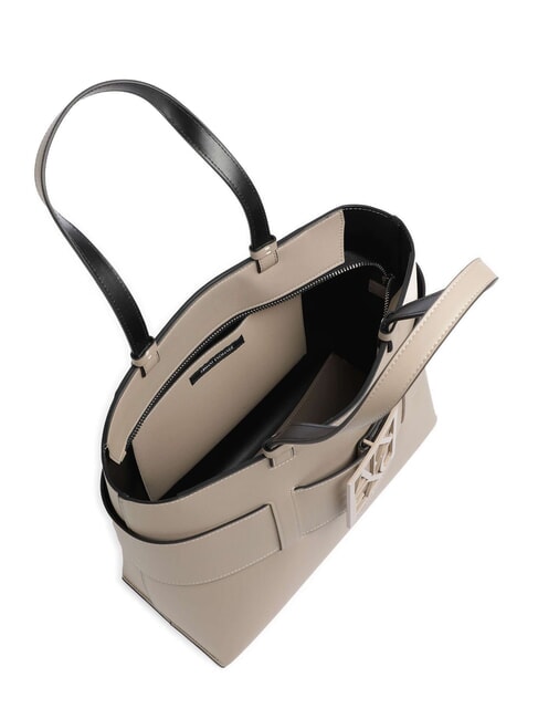 A|X BUCKLE Bolso shopper de hombro arena - Bolsos Mujer