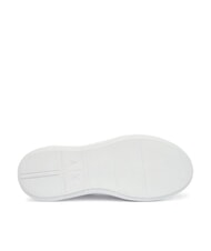 ARMANI EXCHANGE SUPER Zapatillas de cuero blanco brillante - Zapatos Mujer - 5